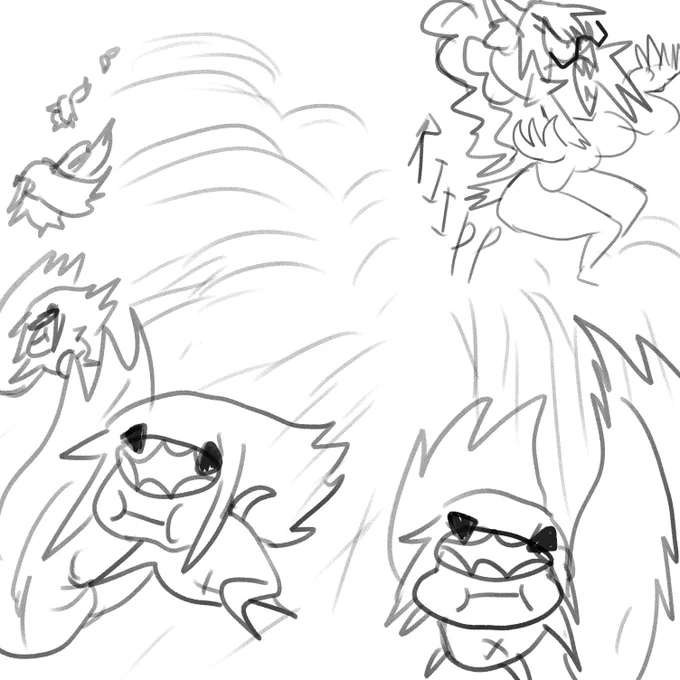 if 1 melu managed to take down one of koyans tails 6 melus wouldve ended her 
