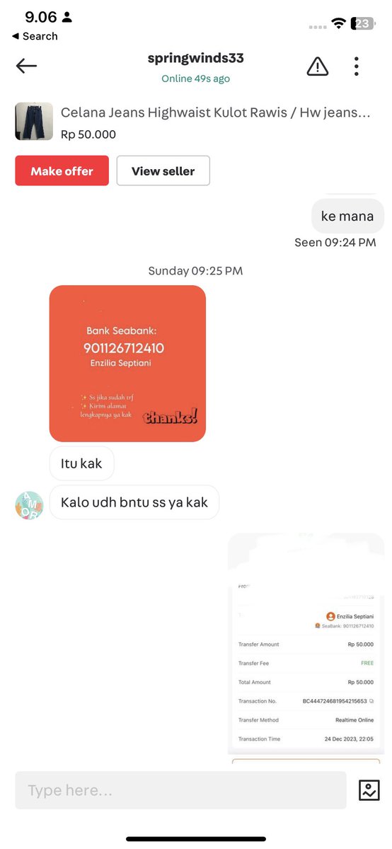 orafnge's tweet photo. THREAD SCAMMERS / PENIPU CAROUSELL 

AN ENZILIA SEPTIANI

yaallah lemes banget gapernah nyangka bakal dapet gilirannya juga kena tipu https://t.co/m2ZLWUIxtp