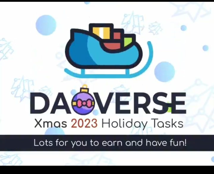 '🎄✨ Dive into the festive magic with Daoverse Christmas tweets! 🌟 Unwrap joy, share cheer, and explore the holiday spirit across dimensions. Happy holidays from Daoverse! 🎁 #DaoverseChristmas #HolidayMagic'
#TheDAOLabs 
#DAOVERSE 
#SocialMining 
$LABOR