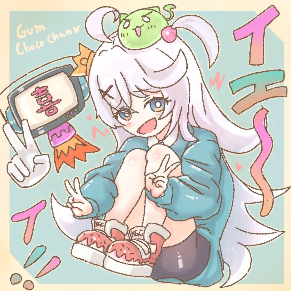 載せるものが少ないので掲載してみる…!
がむちょこさんが(@GumChoco0te)描いたラフにノアールさん(@noirzip45)が線画を担当し、私が色を塗ったものです!(*'▽`*) 初の合作ですね…! 