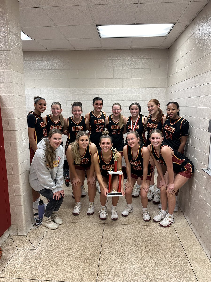 The 2023 Twin Lakes Holiday Invitational Tournament Champions. Your McCutcheon Mavericks!#gomavs #aboutus #mp3