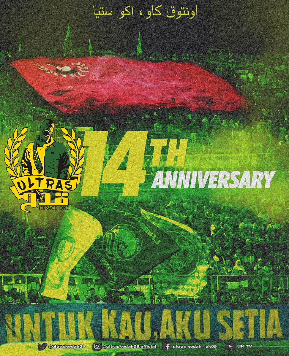 ultraskedah09's tweet photo. ULANG TAHUN KE - 14

Pelbagai suka duka dilalui bersama, bukan untuk siapa² tapi untuk satu jiwa yang sama.

Tiada kata² selain jagalah kebanggaan ini bersama.

Terima kasih untuk semua.
Semoga terus untuk bersama.

#UK09
#ultraskedah09 https://t.co/xDNL1QJ9Xc