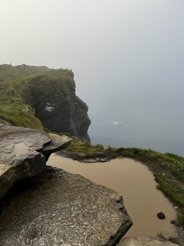 Upon Ireland's rugged western shore,
The Cliffs of Moher, a mighty roar.
Standing tall, an ancient guard,
Where sea and land meet, a union hard.
#CliffsofMoher #Ireland 🇮🇪