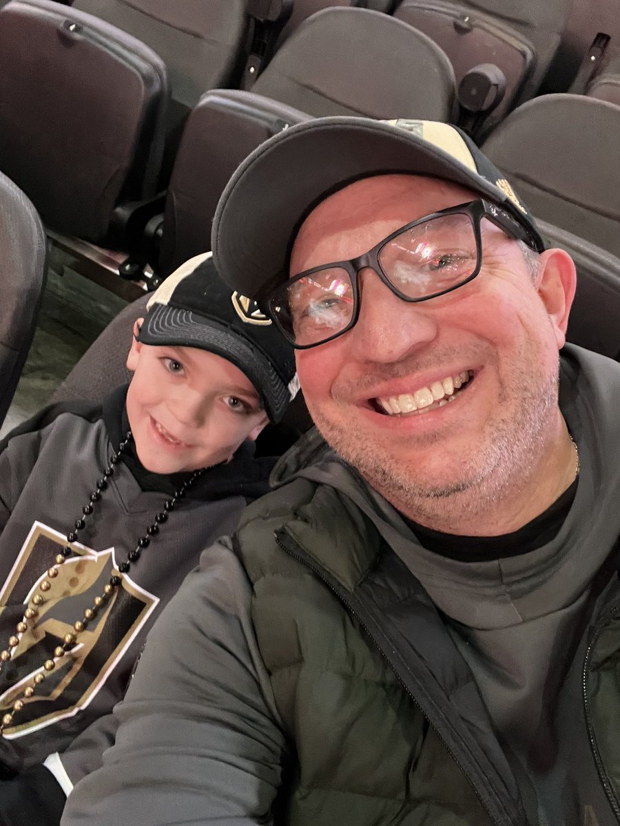 we got a #VGK first timer, on his birthday. <a href="/GoldenKnights/">Vegas Golden Knights</a> #vegasborn happy birthday Christian <a href="/TMobileArena/">T-Mobile Arena</a>