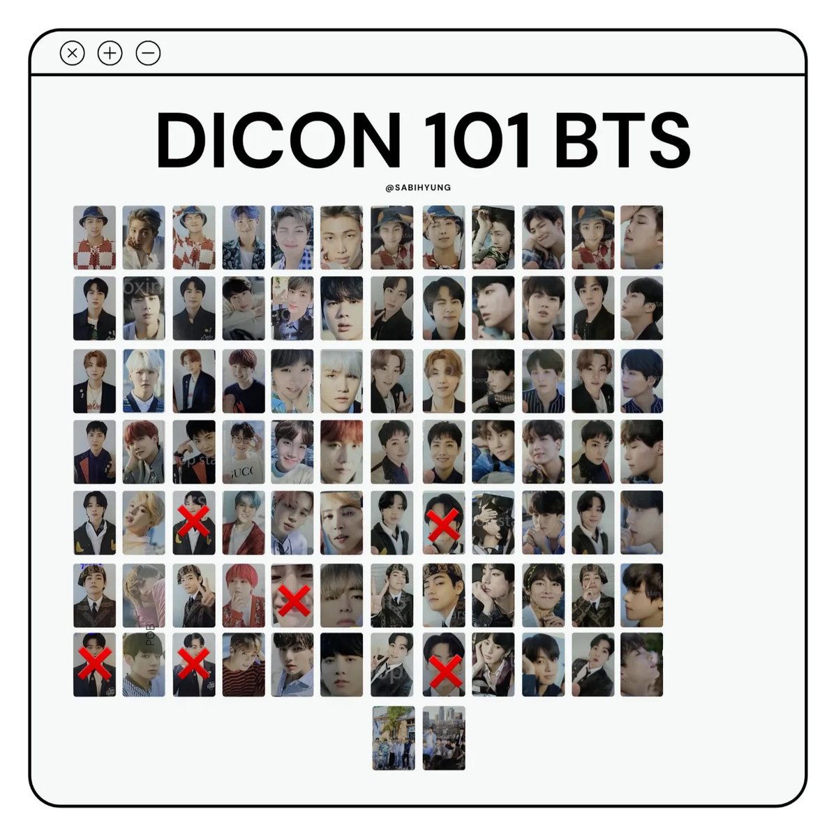 _mayen's tweet photo. « wts lfb ph | #yenwts »

     ~ BTS DICON 101 pcs
     ~ 20ea 
     ~rfs: need funds and quitting
     ~ ❌SOLD
comment if you inch or dm me

🏷: wts lfb bts kim namjoon rm seokjin jin min yoongi suga jung hoseok jhope park jimin taehyung v jeon jungkook pc ph https://t.co/wDkty1Uoln