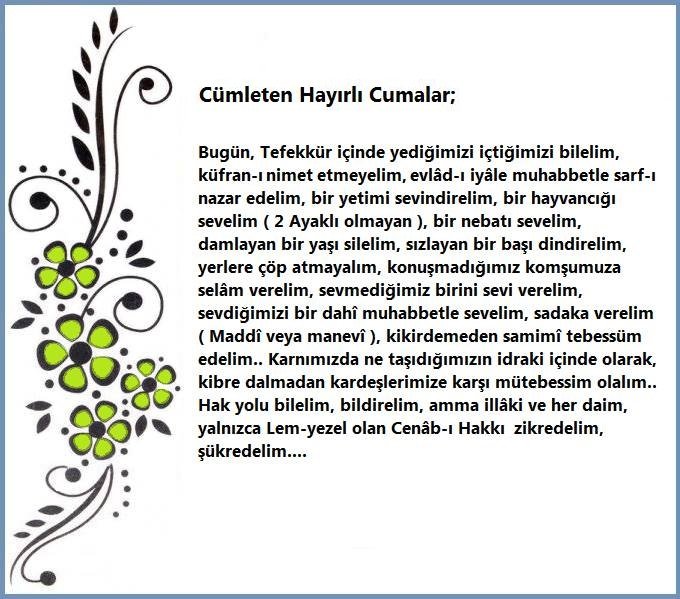 İnşallah, Cumamız islâm aleminin kurtuluşuna bir başlangıç olsun!
#HayırlıCumalar
#CumaMobareq