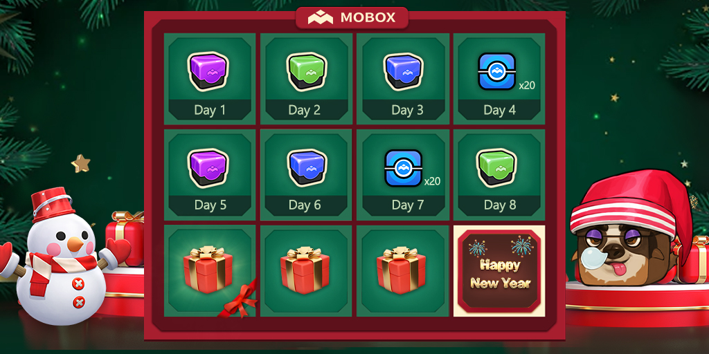 MOBOX_Official's tweet photo. MOBOX 🎅12 days of Christmas🎉

Win a New Prize Everyday!🎄

Day 9️⃣

☑️Follow, Like, RT &amp; Tag 3 Friends
☑️Comment with #MOBOX user ID
☑️What's your favorite MOBOX moment from 2023?
☑️Prizes sent to #BSC wallet

*1 winner per day

#ChristmasGiveaway https://t.co/pBJJau7Qp4