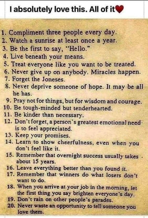 jojozawawi's tweet photo. This is great. Good rules for living. #RulesForLiving https://t.co/q2fX9Fhqwb