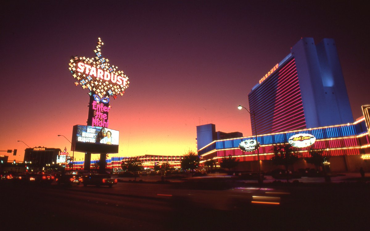 The Stardust Hotel at Dusk.