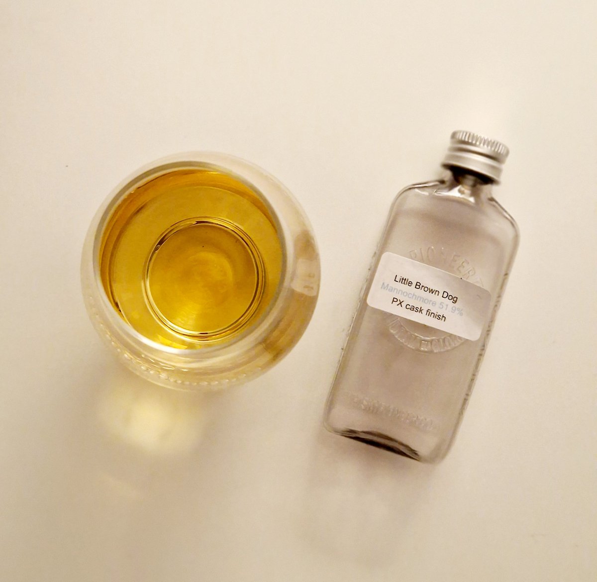 Two more <a href="/LBDspirits/">Little Brown Dog Spirits</a> samples... <a href="/Ncnean/">Nc’nean Distillery</a> and Mannochmore 🥃