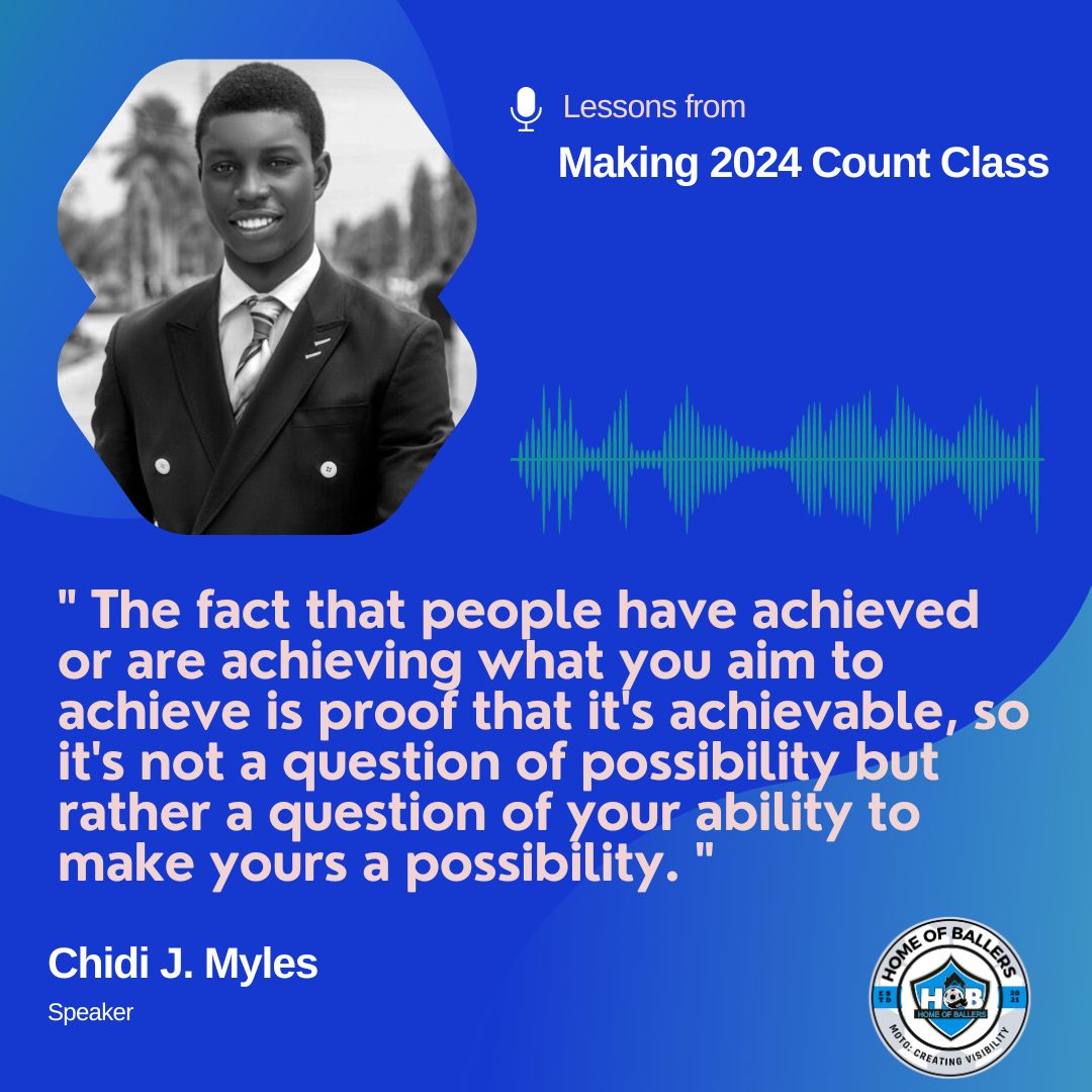 homeofballers1's tweet photo. Some amazing lessons from #Make2024Count with Chidi J. Myles.
4hrs of deep teaching from Chidi J. Myles.
3 Keys to making 2024 Count are;
Clarity
Knowledge
Decision
We go into the year with a sense of clarity with the right knowledge to make informed decisions. https://t.co/ToMKhrhG2T