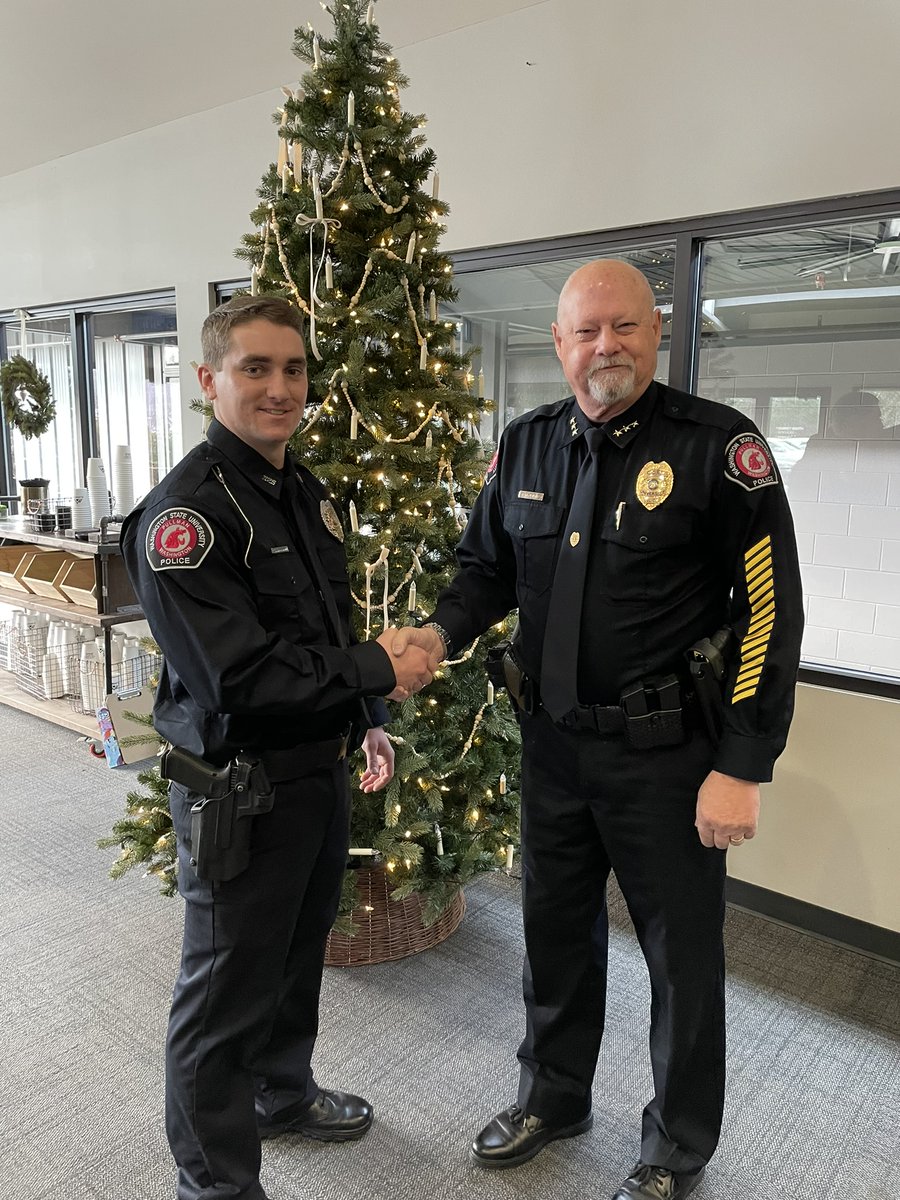 Congratulations to Officer Janes who graduated from the Basic Law Enforcement Academy today. We wish Janes the best of luck as he starts his field training process with us. We know he will be an amazing addition to our department. #GoCougs