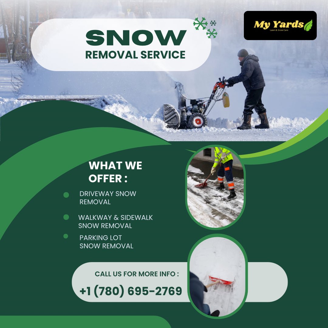 my_yards's tweet photo. #yeg #yeglocal #yegbusiness #edmonton 
#MyYard #myyards #lawncare #lawnmaintenance #lawnmowing #lawncareservice #myyardsservices #lawn #lawnservice #lawncarelife #lawns #lawngoals #lawncarebusiness #lawnlife #lawncare_of_instagram #Spring2024 #snowremoval #snowremovalservices https://t.co/sHSzt3CeXs