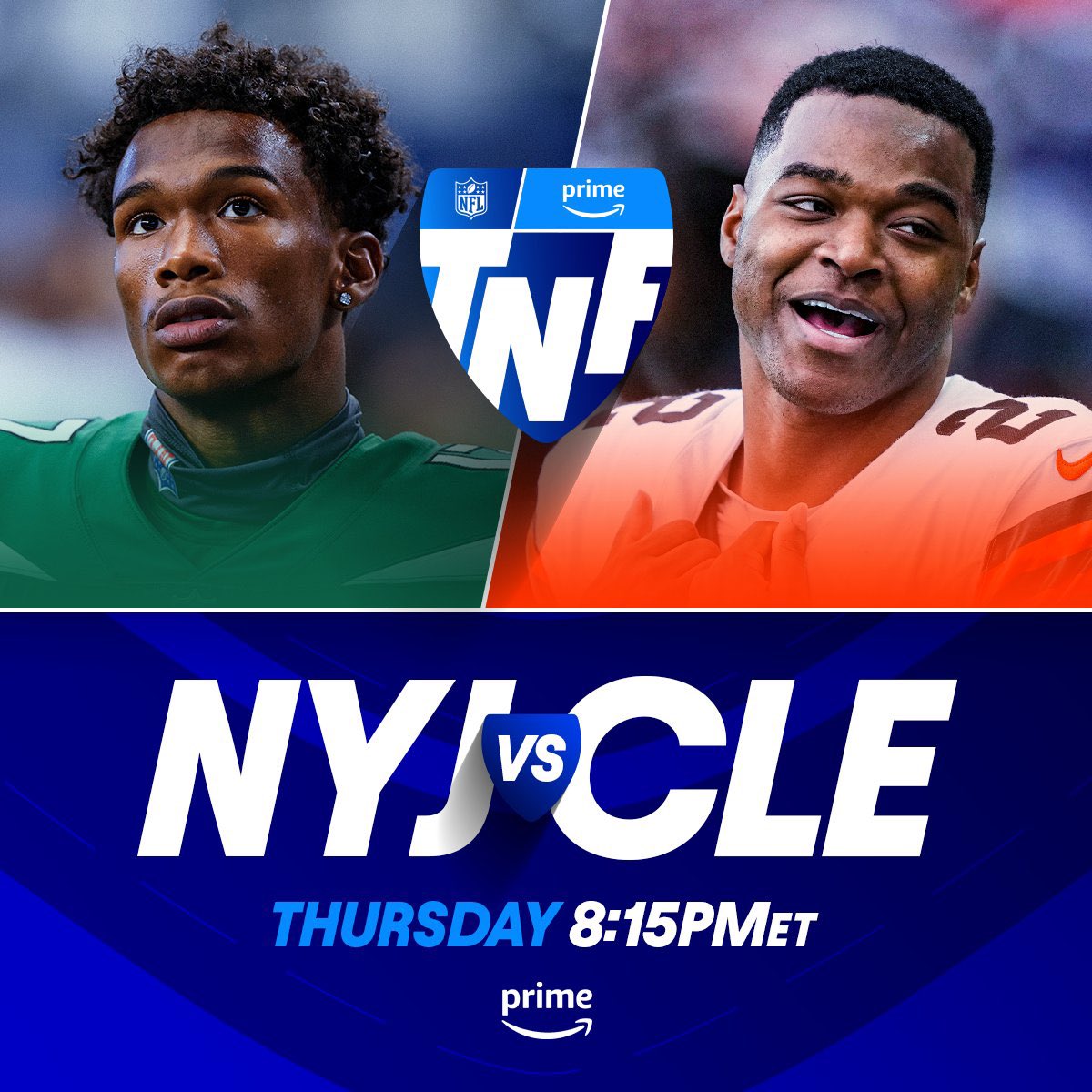 Who you got? 🏈

#NYJvsCLE #NFL #TNF #TNFonPrime #GamblingX #GamblingTwitter