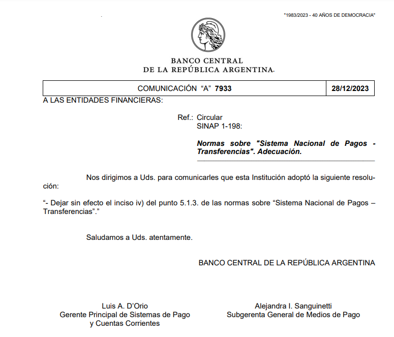 BlogDelContador's tweet photo. 🚨🏦AHORA: el Banco Central deja sin efecto la medida que establecía el bloqueo de las cuentas en dólares a partir de la segunda transferencia al mes. https://t.co/cfrzYOEDgW