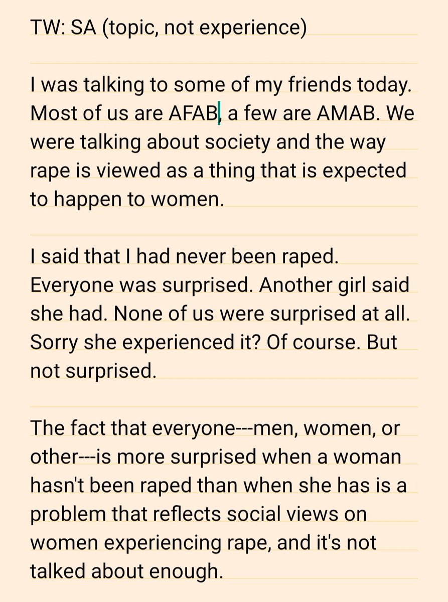 Castielsshield's tweet image. TW: SA (topic, not experience)

Just a thought.