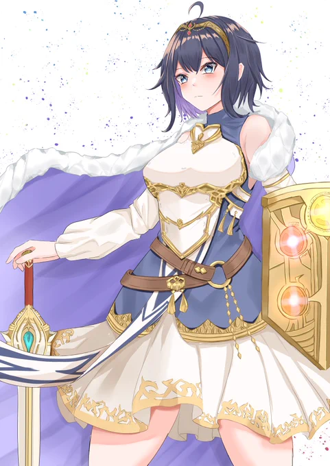 おはようございます skeb納品完了したー_( _'ω`)_  ファイアーエムブレム 覚醒のモーガン でした! お疲れ様でした( *'꒳`* ) #イラスト #ファイアーエムブレム