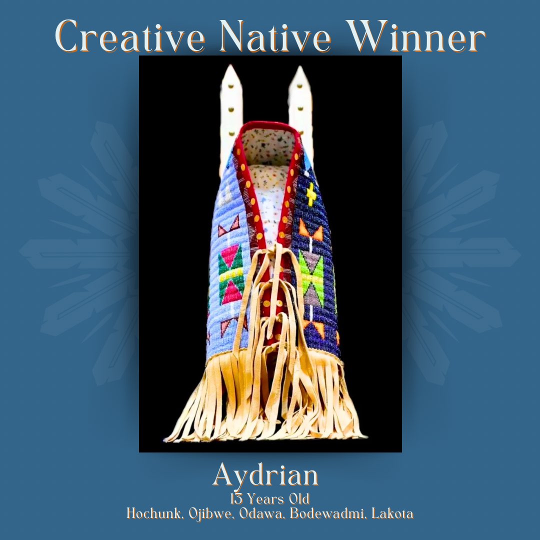 Center4Native's tweet image. Introducing the winners of the 2023 Creative Native Call for Art contest! 

Thank you to all who submitted their beautiful art! 

All submissions will be available via our virtual Creative Native gallery which will be available soon! 

#CNAY #CreativeNative #NativeArtist