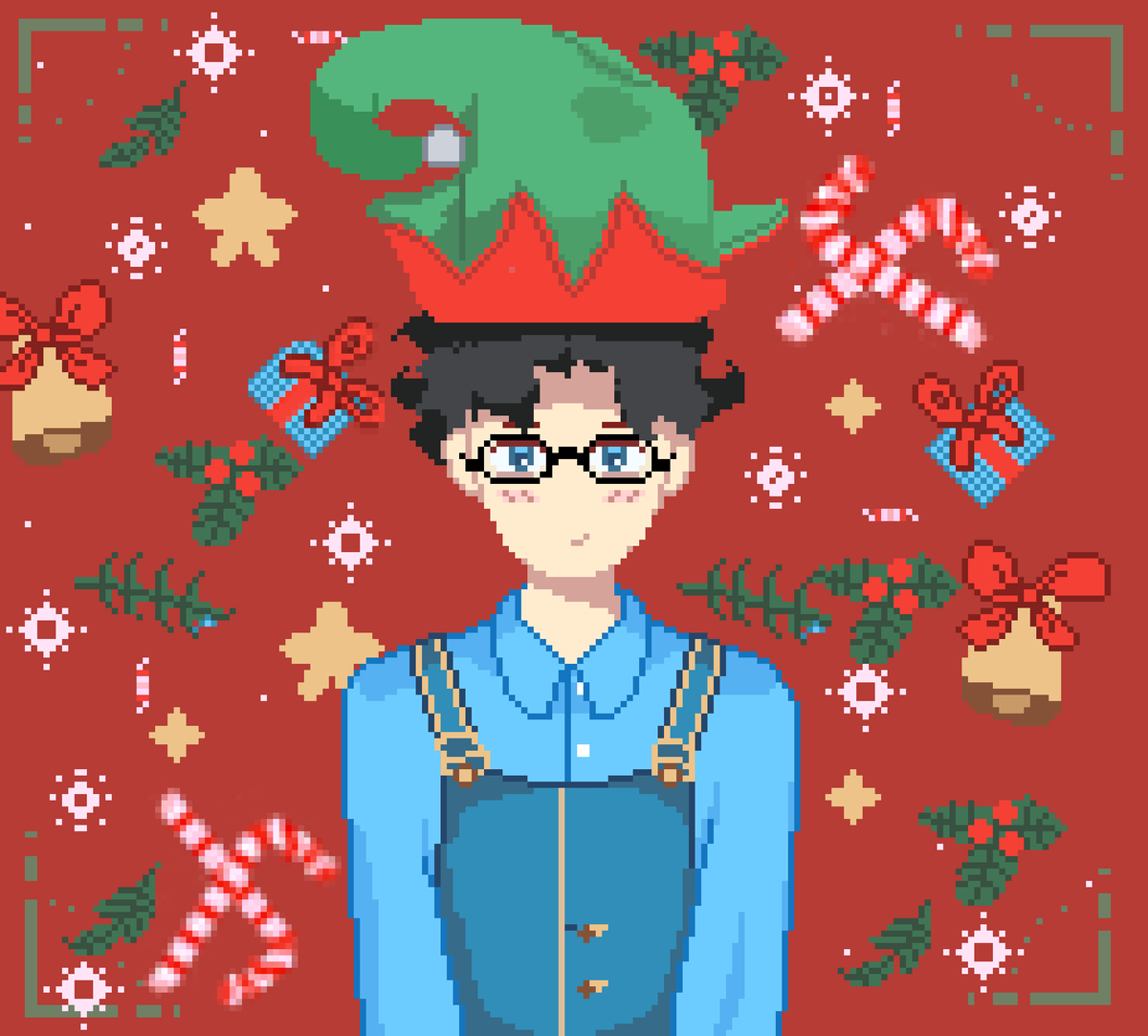 Sor_2w's tweet photo. christmas boy 
#pixelartist 
#pixelart 
#Christmas https://t.co/kXbTCsld36