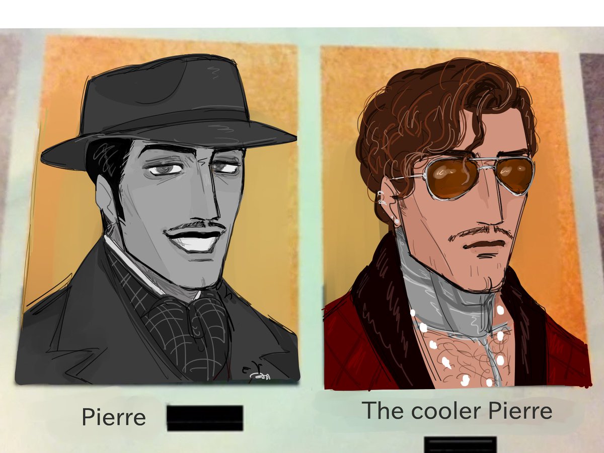 Speaking of blabbering, I made COA Pierre since COA hype always gets me in a chokehold each year. Not a skin, just an au for funsies (and I haven’t posted anything in like a month)