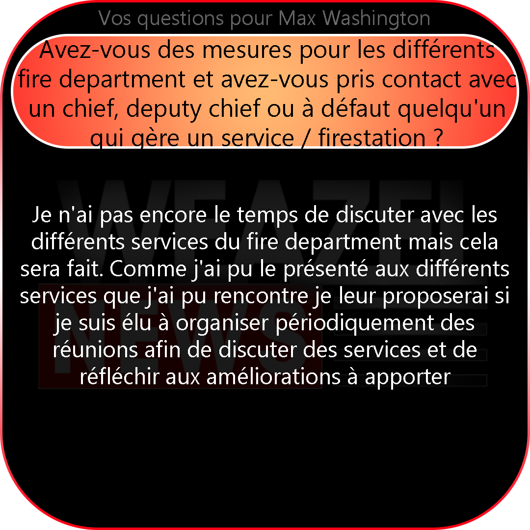WZN_SA's tweet photo. 🔍Voici le début des réponses du candidat @MaxWashingtonSA à vos questions🗳️
Restez connectés pour les réponses aux autres questions.
#Elections #News #Washington https://t.co/cwlVr69U19