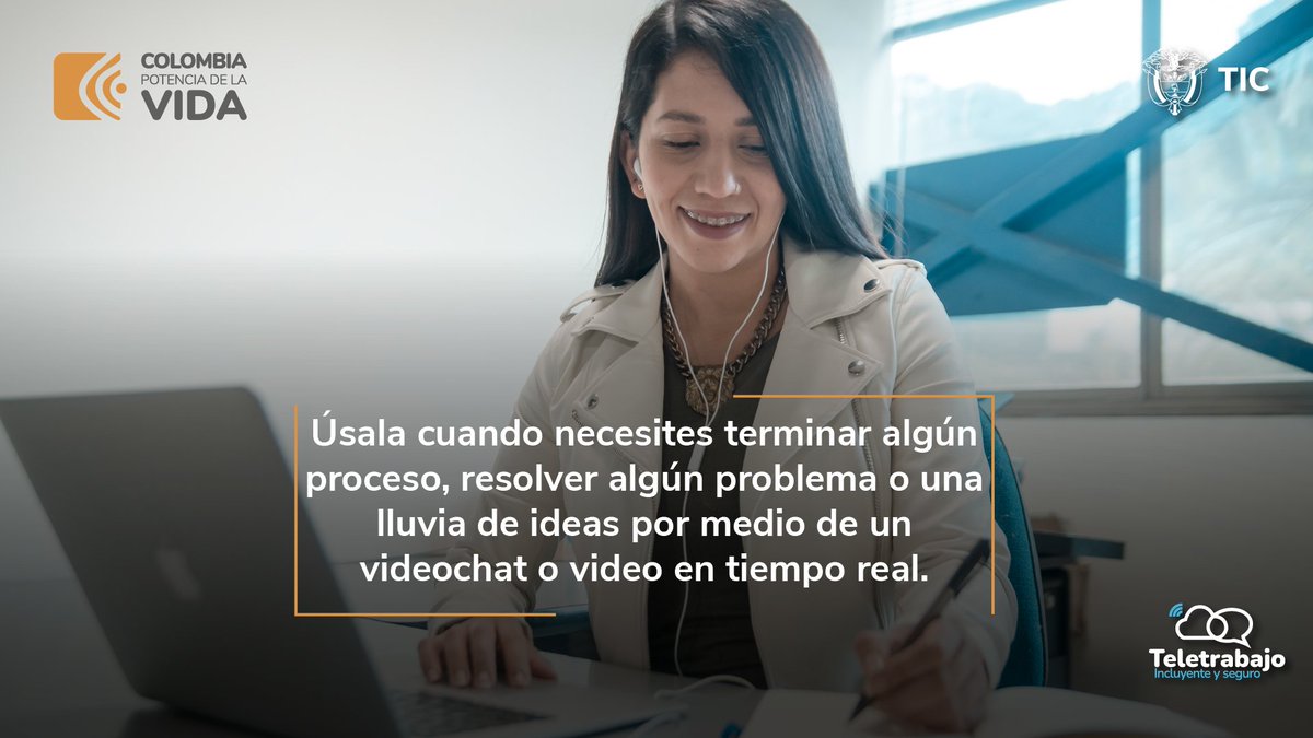 TeletrabajoCo's tweet photo. En el teletrabajo a veces debemos reunirnos y crear campañas y proyectos de manera colaborativa sin importar en dónde estemos. 

Aquí te recomendamos una herramienta ideal para esto⬇️

Conoce más en https://t.co/PEPUQymK6F https://t.co/lPceTMZtZF