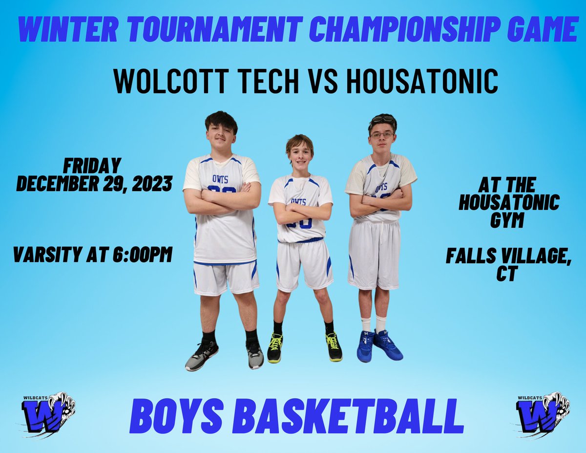 Championship Game! Friday night Dec 29th @ Housatonic