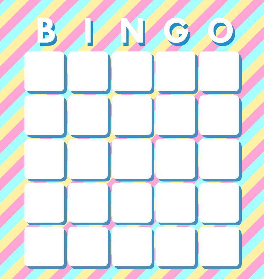 PositiveVSynth's tweet photo. Hi hi! I made Bingo templates if anyone is wanting to do the 2024-predictions trend, one in pastels (with the colors of the CV vocaloids) and one in neon (with the colors of the Big 8); feel free to use them if you'd like🥰 https://t.co/HOTI3MR2AZ