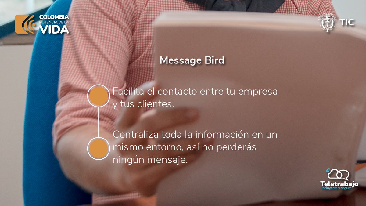 TeletrabajoCo's tweet photo. ¿Vas a teletrabajar? Pronto te darás cuenta de que adaptarse a un ambiente laboral fuera de la oficina es mucho más fácil gracias a las TIC.

Aquí te compartimos algunas herramientas para poder dar lo mejor de ti:

https://t.co/PEPUQymK6F https://t.co/hZPhX4eiPZ