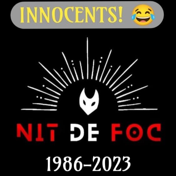 DiablesHospi's tweet photo. 🔴INNOCENTS!!🔴
Bona tarda a tots. 

Des del Ball de Diables de l'Hospitalet de l'Infant us volem comunicar que després de moltes reunions amb els membres de l'entitat i l'ajuntament hem pres la decisió de desvincular-nos de l'organització de la Nit de Foc. https://t.co/GonE6AqoDx