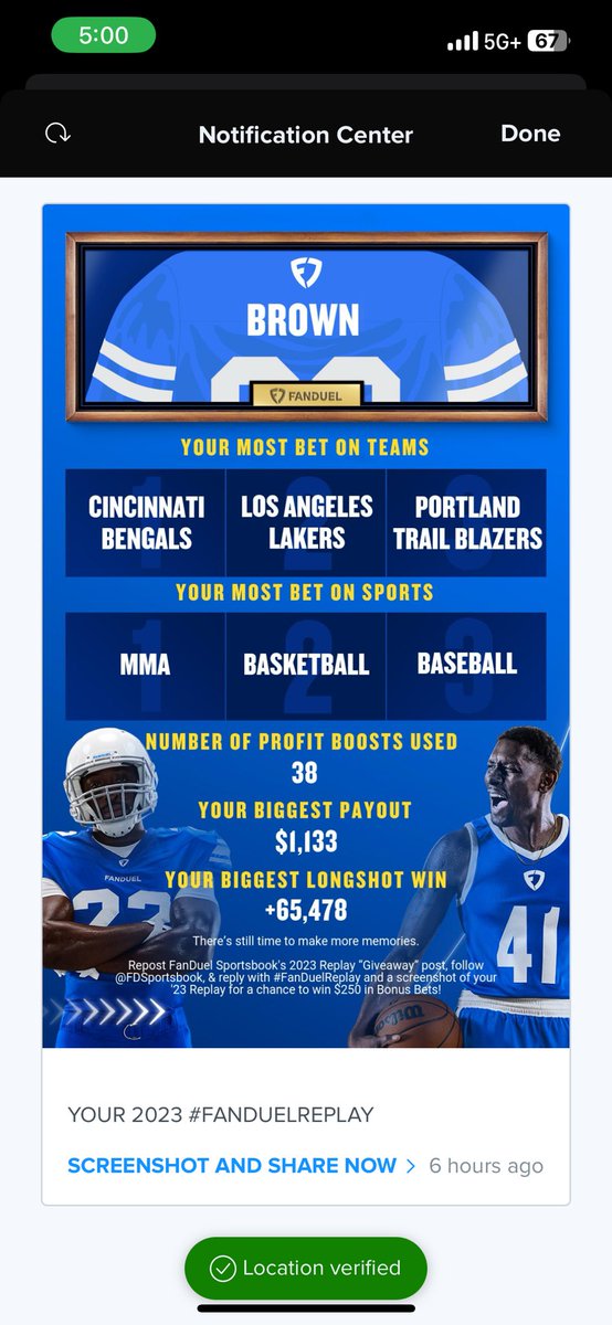 bishopdontshoot's tweet photo. @FDSportsbook #FanDuelReplay https://t.co/NWByk2t8N1