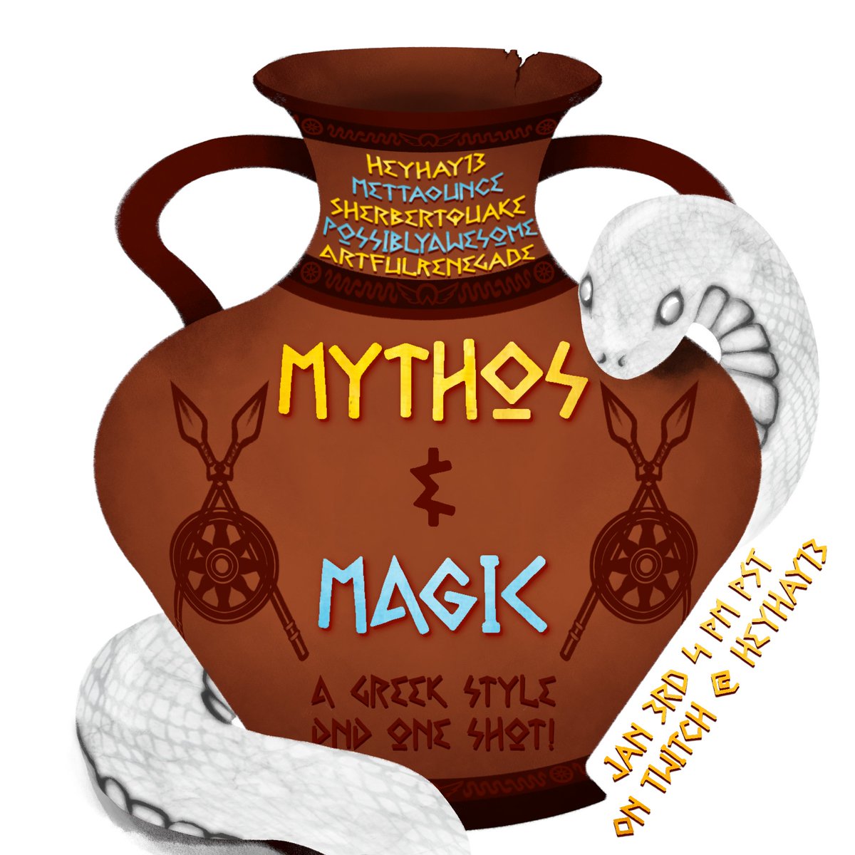 heyhaycosplay's tweet photo. I'm so excited for this!! Next week I'll be running an ancient Greek themed DnD one-shot!! Join us for some Mythos and Magic! #dnd @sherbertquake @mettaounce @artfulrenegade @PossiblyAwesom https://t.co/imvkxv5dOX