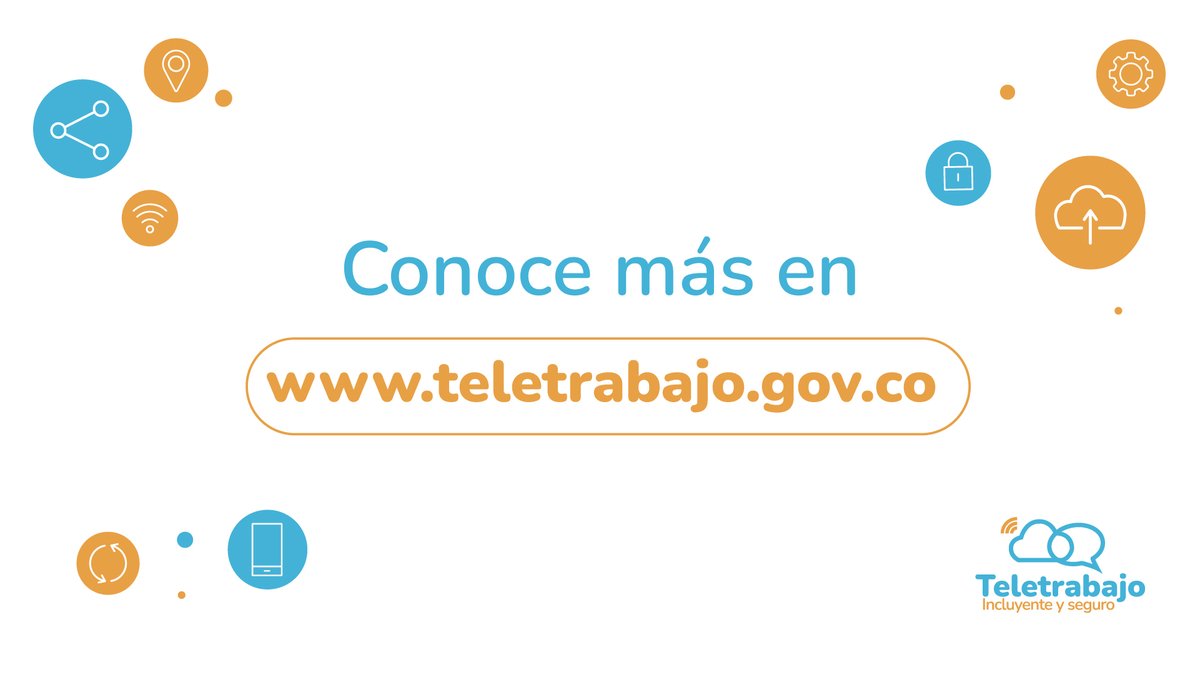 Para disminuir el riesgo de ciberataques, muchas empresas entregan a sus empleados dispositivos corporativos controlados por el departamento informático. 

Si realizas tus labores con herramientas propias, conoce 3⃣ tips para teletrabajar protegido: teletrabajo.gov.co