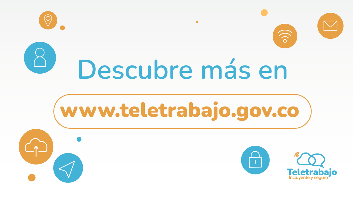 ¡No caigas en riesgos digitales! Contar con un alto número de dispositivos compatibles con la red empresarial, facilita la conexión de equipos no autorizados.

Solicita un taller o conferencia para que tus teletrabajadores aprendan sobre ciberseguridad: teletrabajo.gov.co