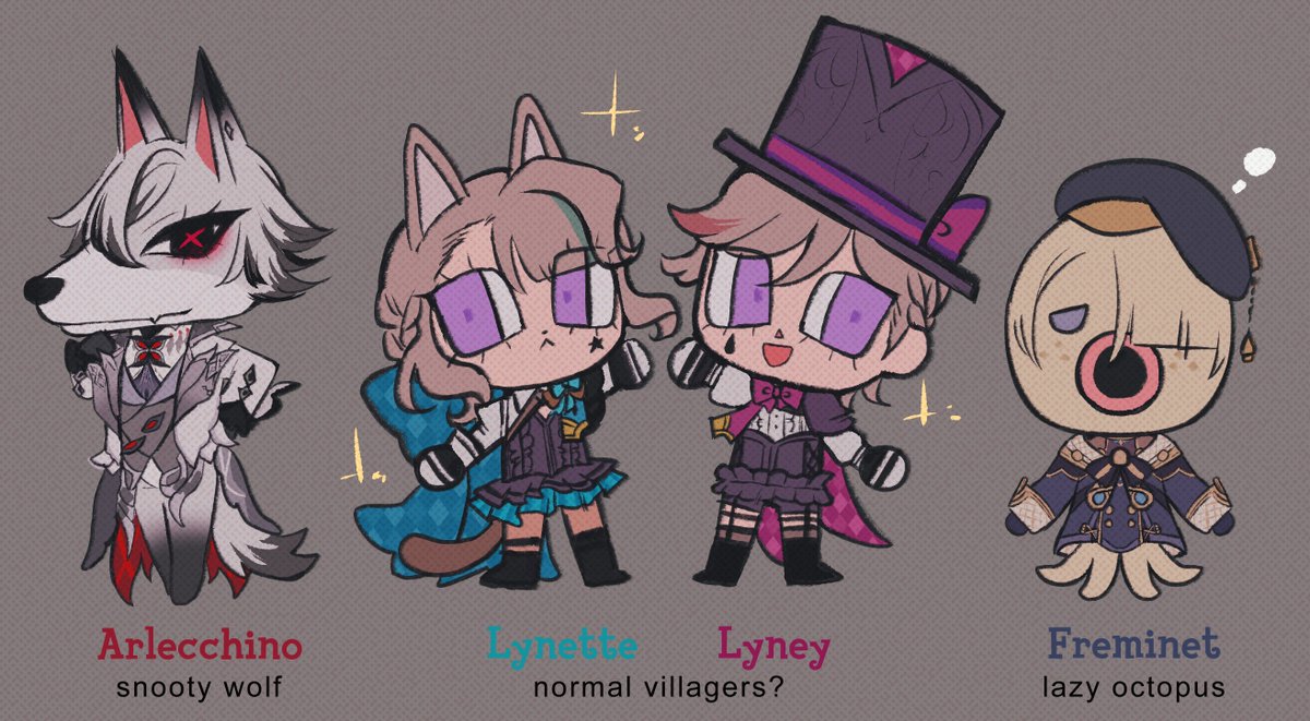 furinuwi's tweet photo. here's all the animal crossing x fontaine doodles

#genshinimpact https://t.co/Vp8tqeXuk4