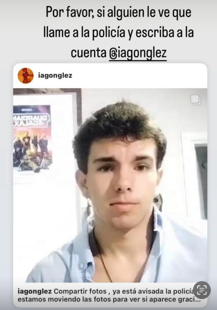 Tenemos un familiar extraviado y el alma en vilo. Se que no es el día pero uno no elige éstas cosas.