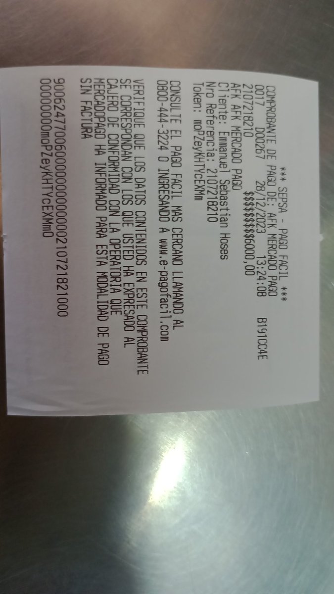 RodolfoEsbry's tweet photo. @MP_ayuda 
ME ESTAFARON EN MERCADO PAGO CON ESTA CUENTA, SEGÚN LAS PUBLICIDADES MERCADO PAGO TENDRÍA QUE REINTEGRARME EL DINERO.
PAGUÉ PARA HACER UN TRÁMITE EN BUENOS AIRES Y NUNCA ME LO HICIERON.
Y ENCIMA SE ME CAGAN DE RISA. https://t.co/Z93Gtci9OG
