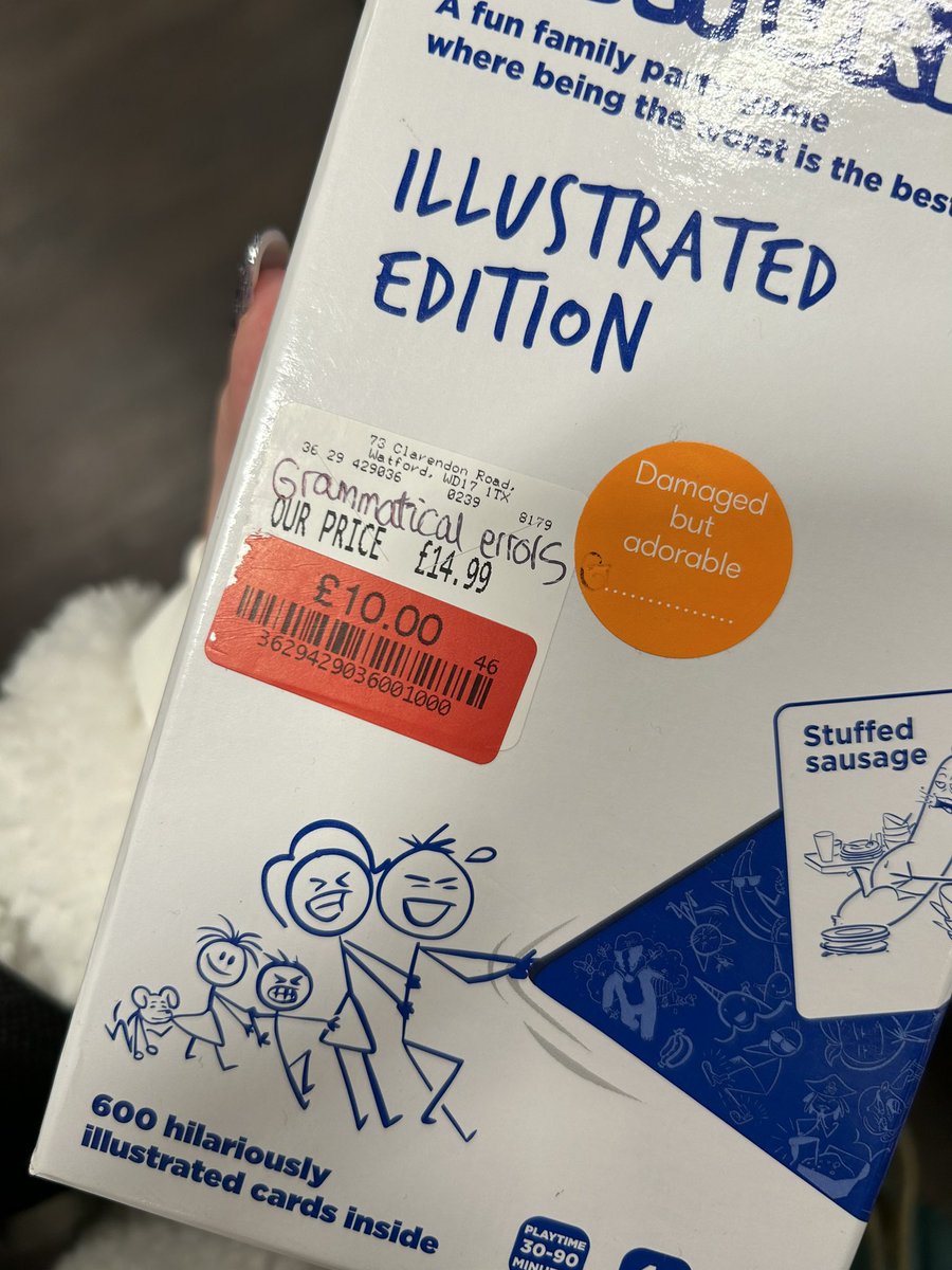 kk6332's tweet photo. My favourite ever reason for a markdown… @TKMaxx_UK https://t.co/IeNSZXGgVa