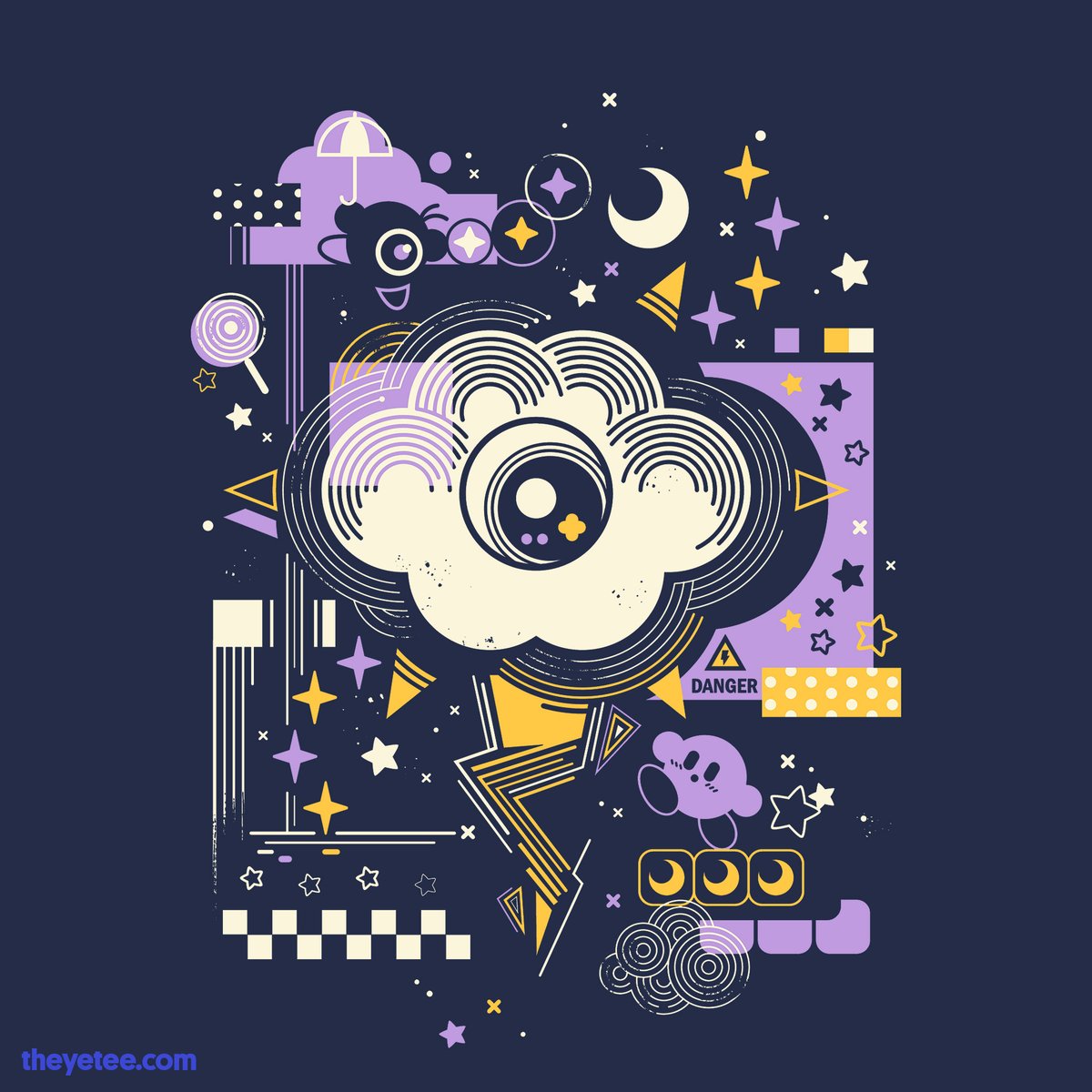 カービィ 「Been having some pretty nasty weather la」|The Yetee 🌈のイラスト