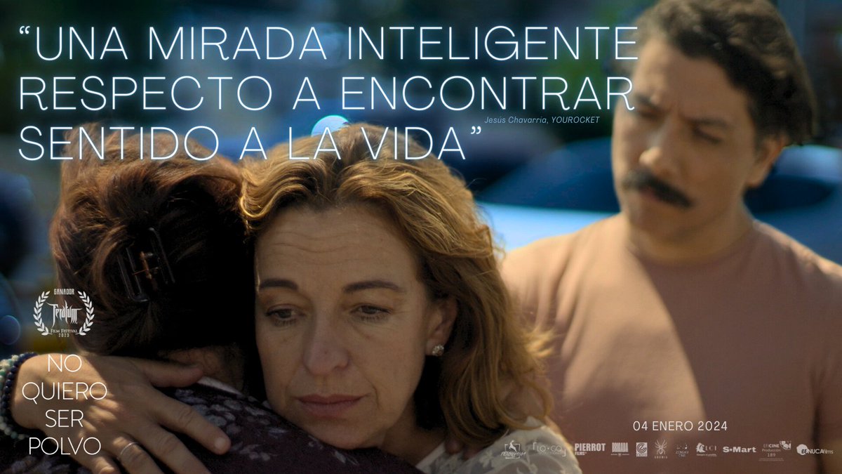 BenucaFilms's tweet photo. El fin de su mundo se acerca...
NO QUIERO SER POLVO, de @aivanlow, llega a cines selectos de México a partir del 04 de enero.
Ve la película que @jchavarria_cine califica como "una mirada inteligente respecto a encontrar sentido a la vida"...
#NoQuieroSerPolvo #NQSP https://t.co/QH5I1vsJwJ