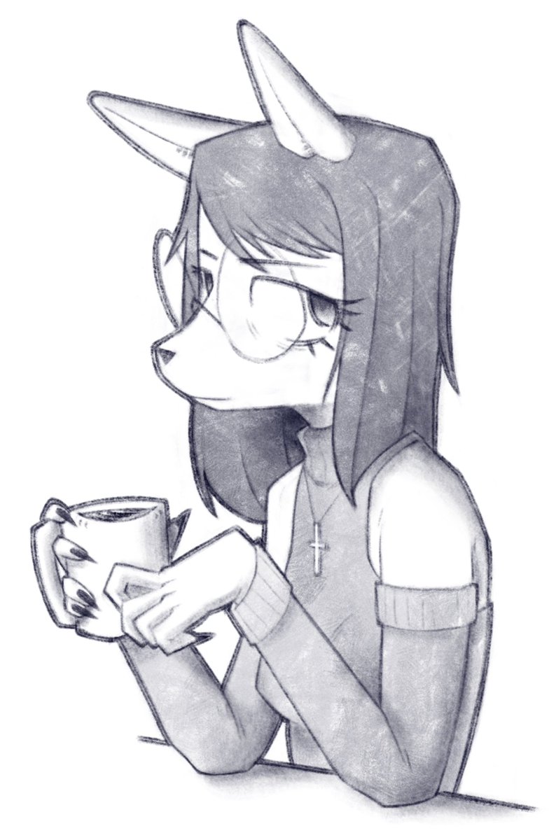 drew the cute witch by <a href="/furstang/">FURSTANG</a> 
as a little thank you