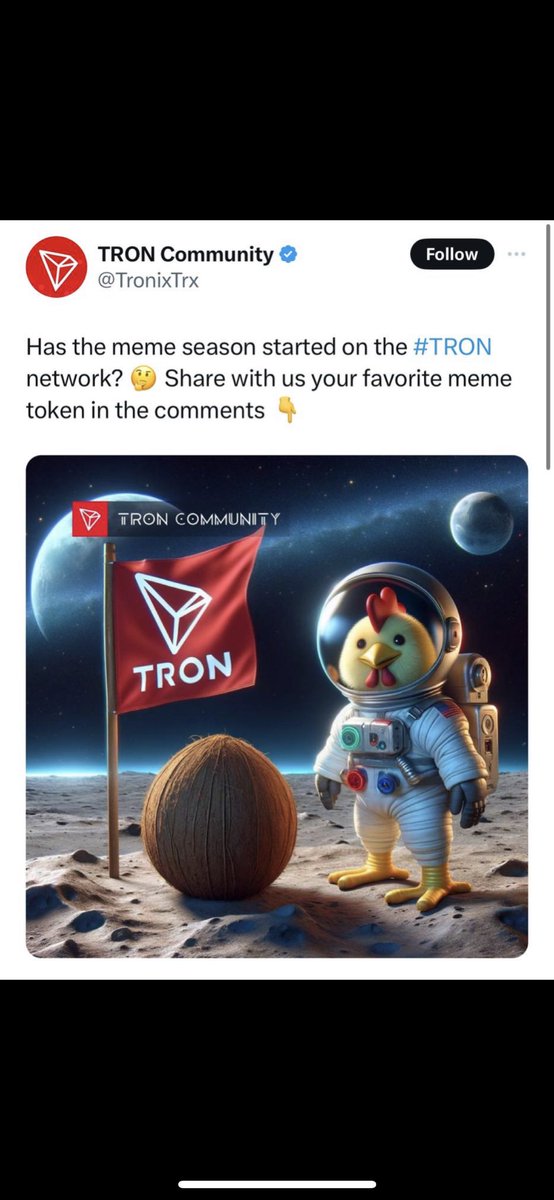 Cryptog74213945's tweet photo. @thanhtd_14 @MrBigWhaleREAL #Ccc first memecoin on Tron Chain https://t.co/522vo3f93L