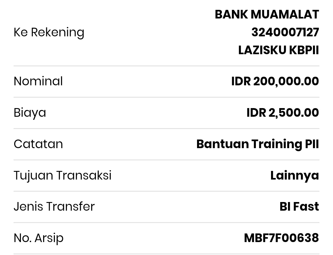 lazisku's tweet photo. Mari awali #JumatBerkah dengan membantu #TrainingPII di seluruh tanah air melalui #LAZISKU https://t.co/5ZLfpZpxdW
