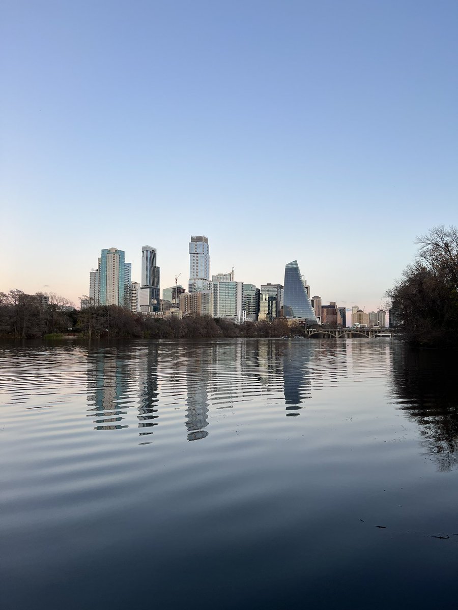 YIMBYLAND's tweet photo. Friendly reminder that your city needs a hike/bike trail with sick vistas of its downtown. https://t.co/s1GKyzrEPH
