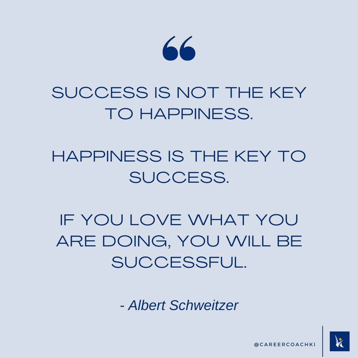 Finding joy in what you do is the real secret to success. 

Albert Schweitzer reminds us that happiness fuels achievement. 

Here's to following our passions in 2024! 

#CareerGoals #HappinessAtWork #newyear #NewYear2024 #NewYearResolution #careeradvice