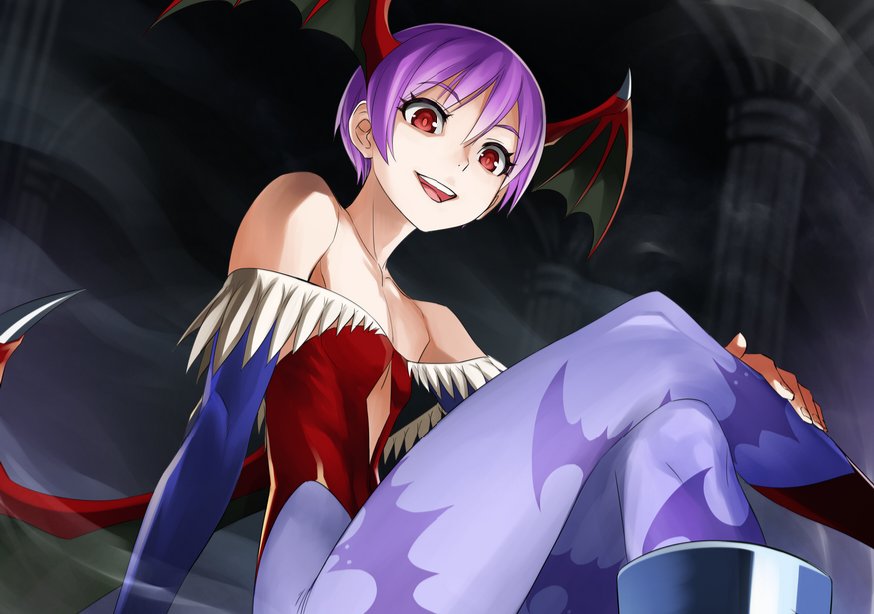 「I don't want to be alone anymore.」

Mostly Lewd Portrayal of Lilith Aensland.

#LewdRP #NSFWRP
#DarkstalkersRP

「Will you play with me from now on?」