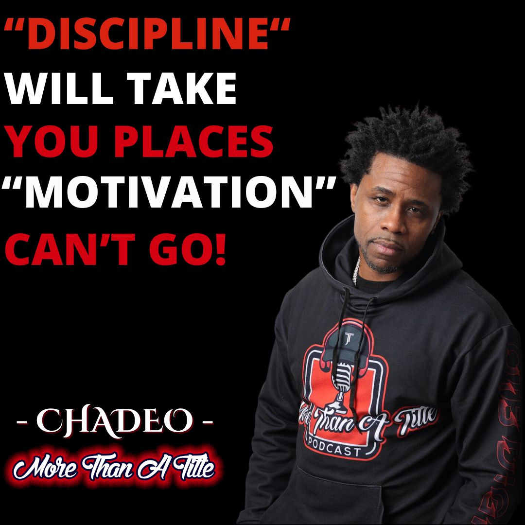 IAmChadeo's tweet photo. Unwavering discipline unlocks destinations beyond motivation's reach. 💪🌟 Let your dedication propel you towards success! #DisciplineIsKey #DriveToSucceed #MoreThanATitle https://t.co/Fiq0qlzUWN