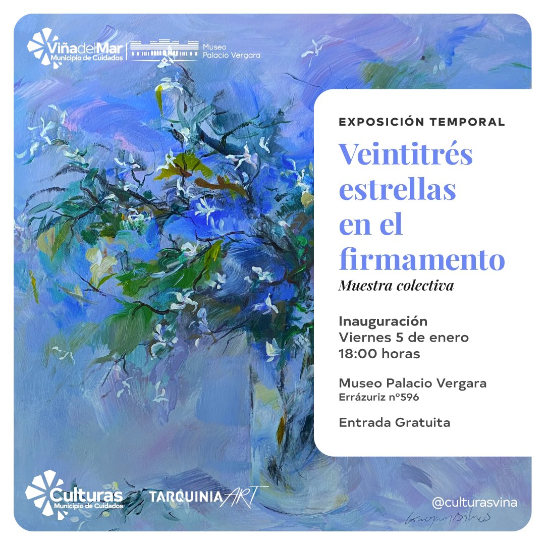 SolGuillon's tweet photo. Para partir el 2024 con Arte. Exposición colectiva en Viña https://t.co/dKafagIIZV
