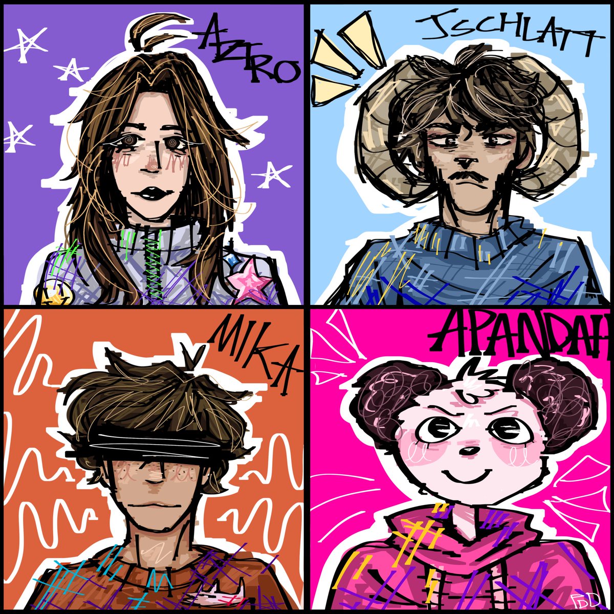 dino_pickle's tweet photo. First time making sleep deprived fanart!! Love those silly little gooners <3 #sleepdeprivedpodcast #sleepdeprivedfanart https://t.co/pUMUeLJ7iK