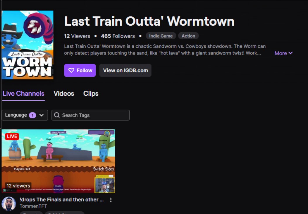 TommenTFT's tweet photo. Reppin' the Last Train Outta' Wormtown hype on Twitch😍@GetColorGames - Had plenty of fun! https://t.co/VqBzQHPTP4